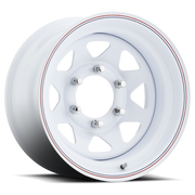 80 - 8 SPOKE WHITE RBPS BOXED